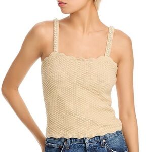 NWOT pearl embellished tank top